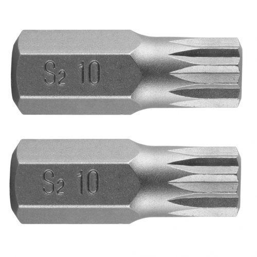 Spline bit, 3/8", M10x30mm, S2, 2db