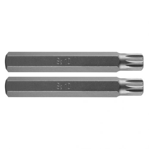 Spline bit, 3/8", M10x75mm, S2, 2db