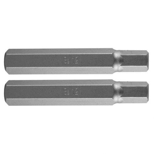 Imbusz bit, 3/8", 12x75mm, S2, 2db