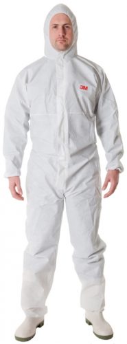 3M 4515 FEHÉR VÉDŐOVERALL, KATEGÓRIA: 5/6, MÉRET_XXL