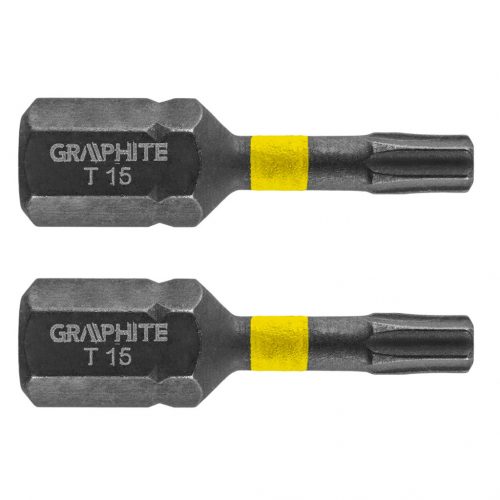 Torziós ütvecsavarozó bit TX15x25mm, 2db