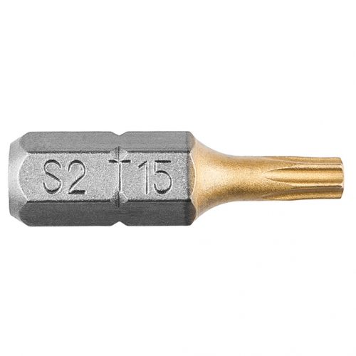 Csavarhúzó bit Torx 15, 25mm, 1/4", 2db