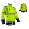 KAZAN KOMBINÁLHATÓ HI-VIZ SÁRGA SOFTSHELL FELSŐ_L