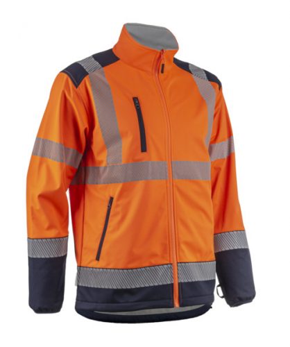 KAZAN KOMBINÁLHATÓ HI-VIZ NARANCS SOFTSHELL FELSŐ_L