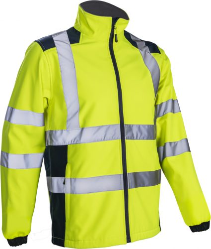 KANPA HI-VIZ SÁRGA SOFTSHELL DZSEKI_S