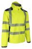 NEBULO FLUO SÁRGA/SÖTÉTKÉK SOFTSHELL KABÁT_3XL