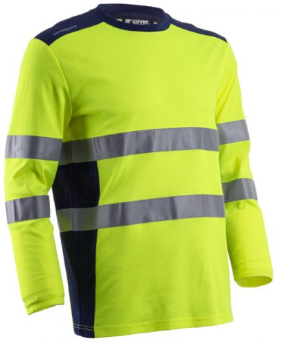 RIKKA HOSSZÚUJJÚ PÓLÓ HI-VIZ SÁRGA ÉS KÉK SZÍNBEN_2XL