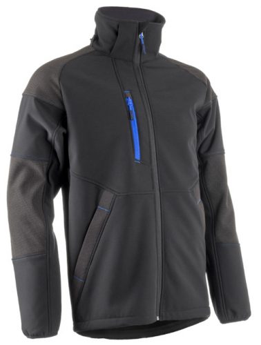 YUKI II SOFTSHELL DZSEKI FEKETE/KÉK SZÍNBEN_2XL