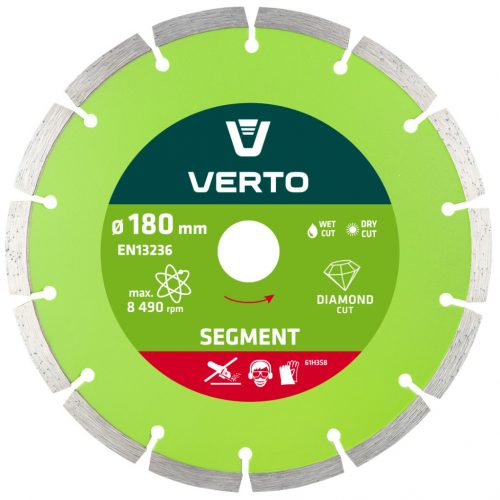 Gyémánt vágókorong 180mm szegmentált