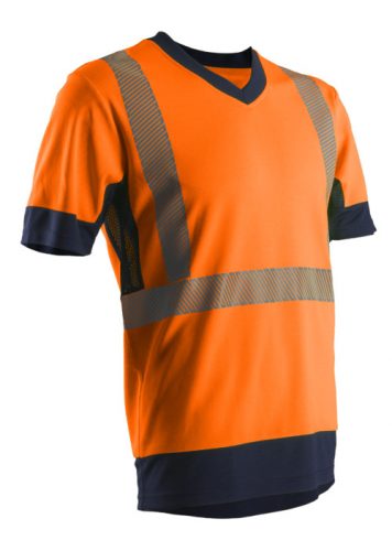 KOMA HI-VIZ NARANCS RÖVID UJJÚ PÓLÓ_L