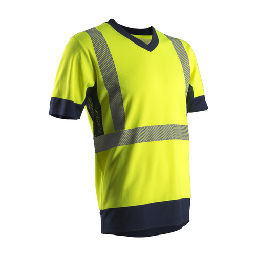 KOMO HI-VIZ SÁRGA RÖVID UJJÚ PÓLÓ_M