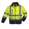 FLUO PULÓVER LEVEHETŐ UJJÚ SÁRGA/KÉK_3XL (ST)