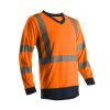 SUNO HI-VIZ NARANCS HOSSZÚ UJJÚ PÓLÓ_XL