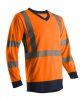 SUNO HI-VIZ NARANCS HOSSZÚ UJJÚ PÓLÓ_3XL