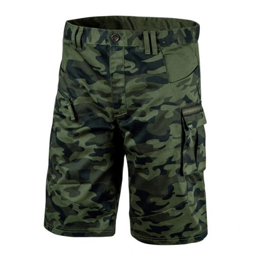 Rövidnadrág, terepmintás, CAMO, 60% pamut, 40% polyester, 255 g/m2, L