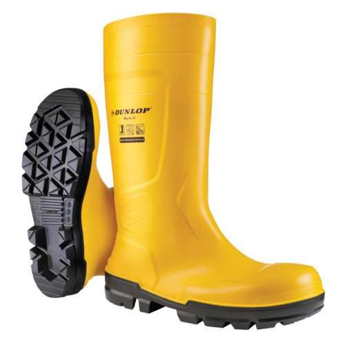 DUNLOP WORKIT SAFETY S5 SÁRGA PVC CSIZMA_37