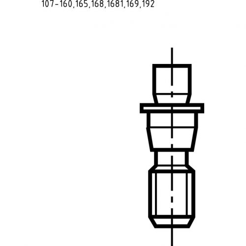 1665 rögzítőcsap