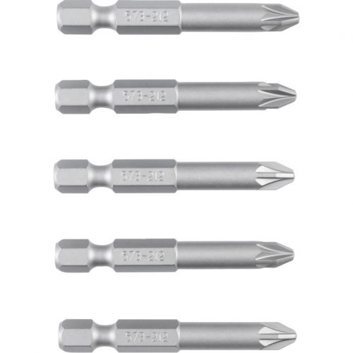 no.2 pozidriv csavarhúzó bit 1/4" hatszög illesztéssel 5 db/cs