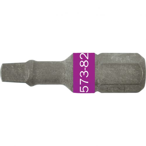 no.1x25mm négyszög csavarhúzó bit 1/4" hatszög illesztéssel