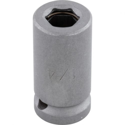 bit socket 1/4" s/d x 1/4" hex magnetic bit holder