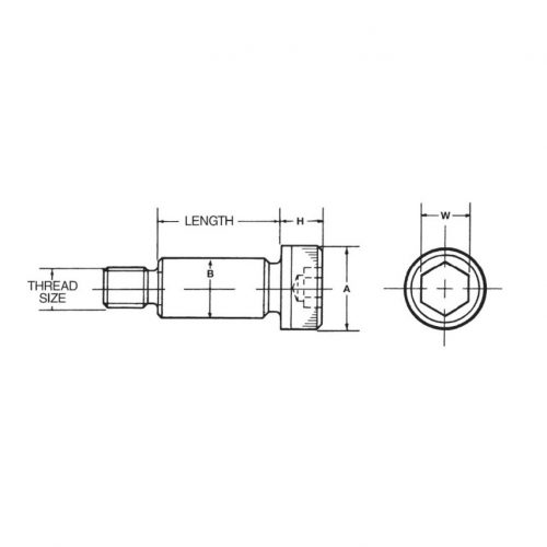 m6x8x10 bkny illesztőcsavar h8 gr-12.9